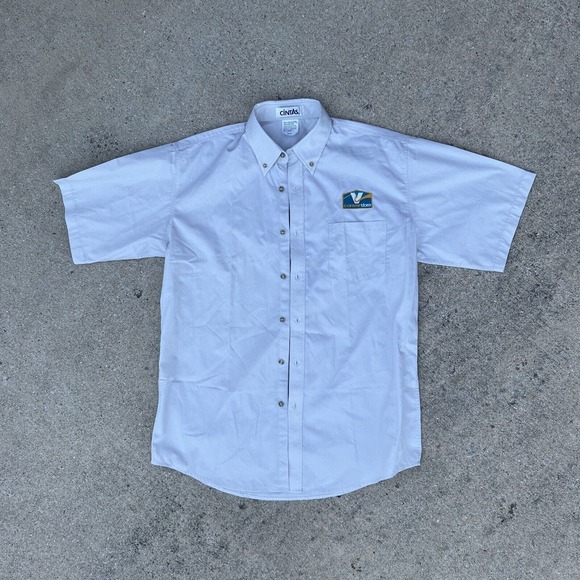 Valero Gas Station Employee Short Sleeve Button-Up | Size M - Picture 1 of 2